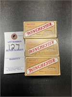 3 Boxes Winchester Limited Edition .22 WRF Ammo