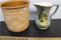 Rumtoph Crock &Vintage  Pottery Jug
