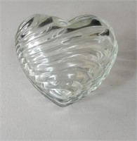 Heart shaped glass box