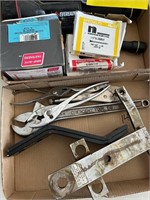 2 flats,Cresent wrench, Vise grips, nails & More