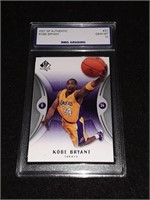 Kobe Bryant 2007 SP Authentic GEM MT 10 Lakers