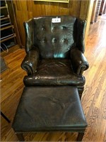 Wingback Chair & Ottoman