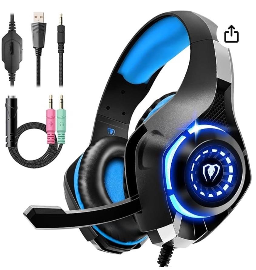 Tatybo Gaming Headset - PS4 PS5 Switch Xbox One PC