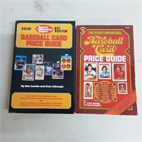 Set of two baseball card price guides