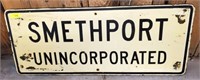 CITY SIGN: SMETHPORT