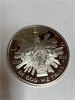 1989 liberty silver dollar