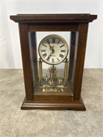 Seth Thomas Strathmore wood display case clock