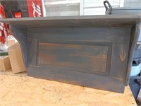 Country blue shelf 32x18x10