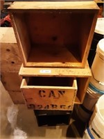 Wood Crates - qty 5
