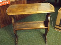 Vintage Bookrack/Side Table