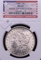 1885 NGC MS62 MORGAN DOLLAR