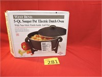 West Bend Electric Dutch Oven
