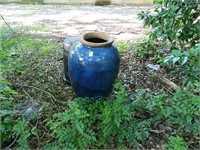 Large Blue Pot Approximately 36" Tall