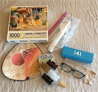 Puzzle, Electric Tooth Brush, Clips, Glasses