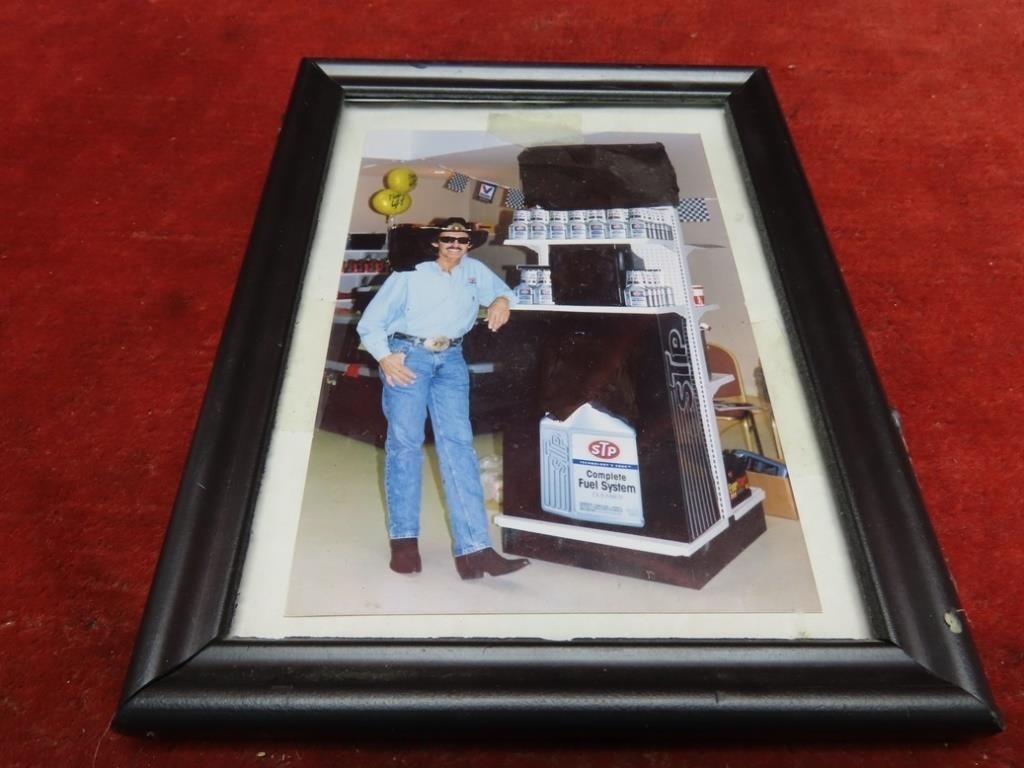 Frame STP Richard Petty Photograph.