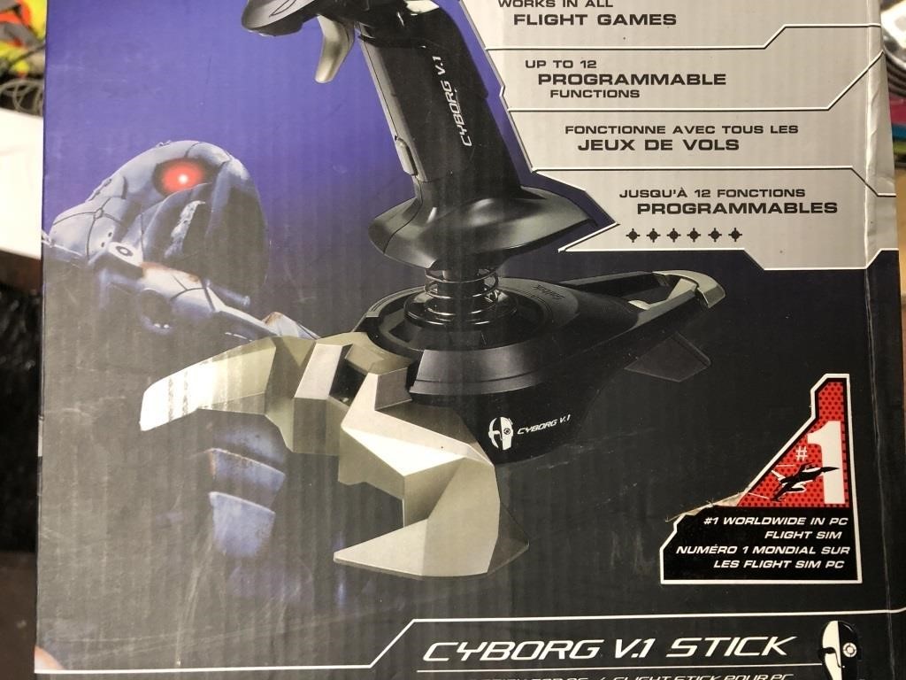 Saitek Cyborg V.1 USB Flight Stick For PC