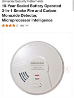 Smoke Fire and Carbon Monoxide Detector