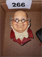 BOSSONS CHALKWARE HEAD MR. PICKWICK