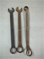 3 Large mechanics wrenches Plomb +