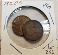 1916DS Wheat Cents