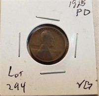 1915PD Wheat Cents VG