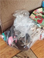 Bag of Women's Shoes and Linens
