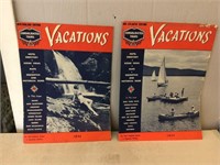 1953 & 1954 VACATIONS MAGAZINES