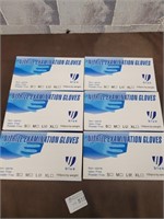 6boxes Nitrile Examination Gloves Size L 100pc per