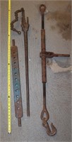 Ratchet Binder, Lg Chain Wrench, 3 Point Draw Bar