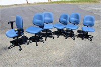Group of 6 Office Chairs