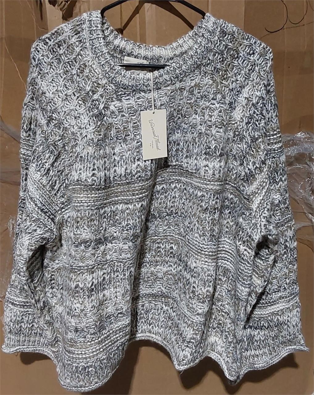 Women's 2X Gray Sweater