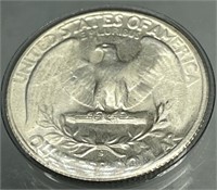 Silver U.S. Washington Quarter 1946