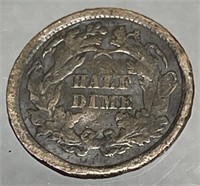 U.S. Seated Liberty Half-Dime 1872