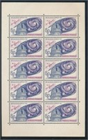 CZECHOSLOVAKIA #1489 SHEET OF 10 MINT VF NH