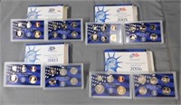 (4) US Proof Sets: 2002, 2003, 2005, 2006.