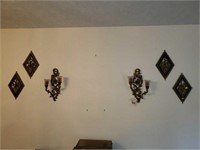 Lot of 6 Home Interior Wall Decor Items