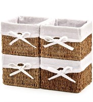 ($86) EZOWare Set of 4 Natural Woven Seagrass