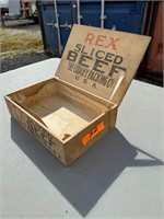 Rex sliced beefwood box