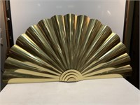 Large Brass Fan