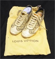 Pair of Louis Vuitton pattern sneakers