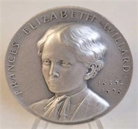 Frances E. Willard Great American Silver Medal