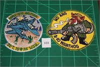 DET 15 25 WSQ; MD ANG A-10 Warthog 2 Patches USAF