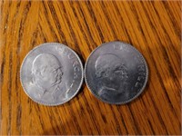 (2) Winston Churchill Coins