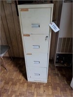 4 DRAWER METAL FILING CABINET