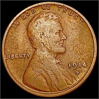 1914-D Wheat Cent NICELY CIRCULATED