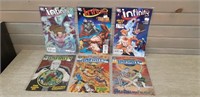 6 DC  Infinity Inc. comic books