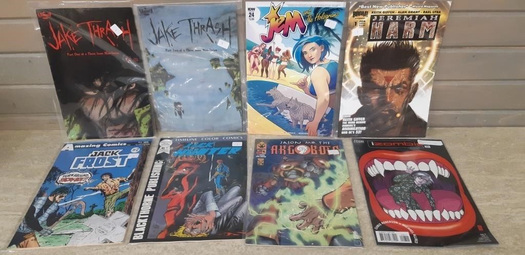 8 Independant Comic books