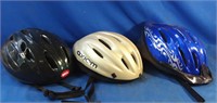 3 bike helmets