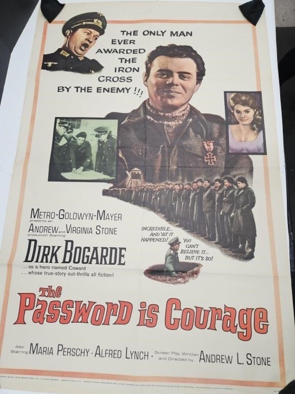 The Password is Courage 27"x31" Movie Poster