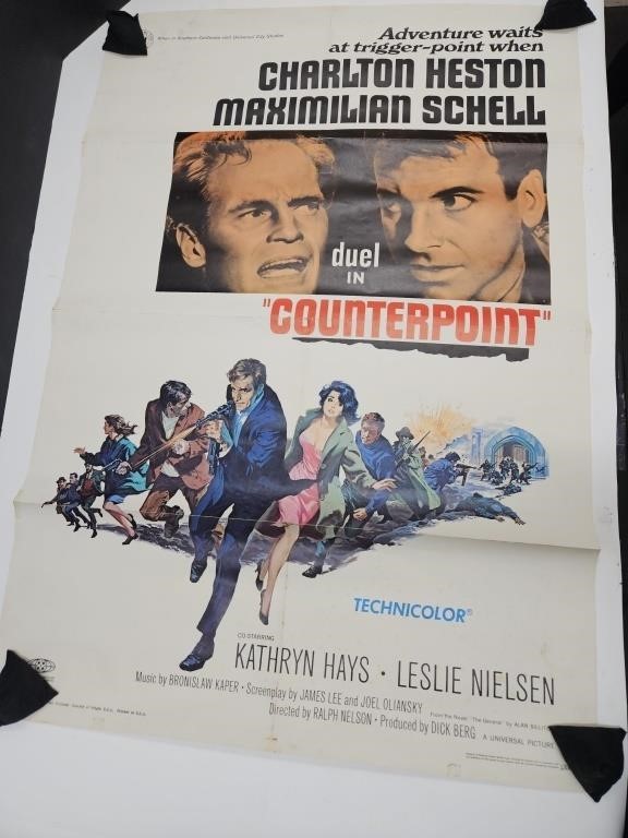Vintage Poster, Counterpoint See Cond. 27"x39"